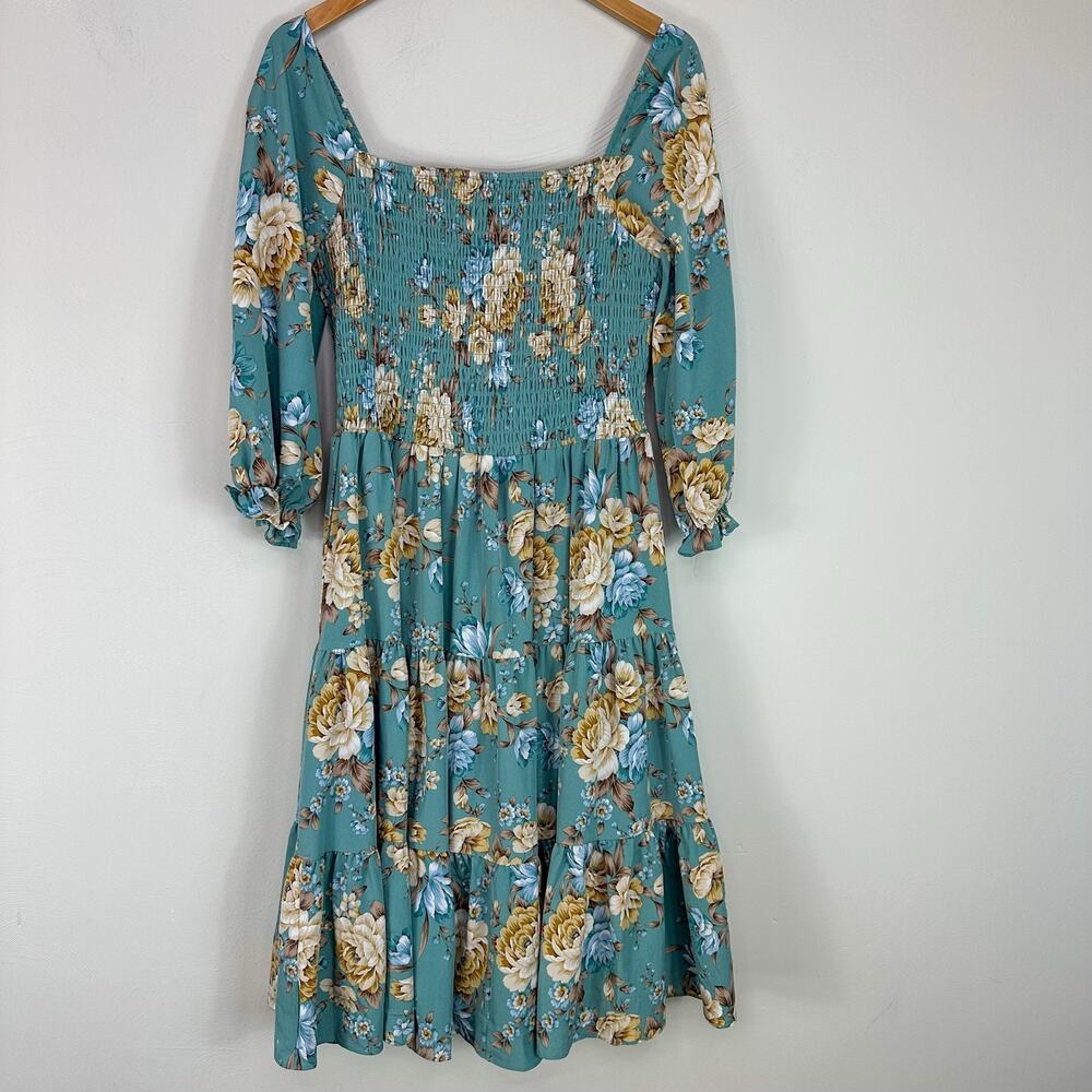 Baltic Born Marta Smocked Midi Dress
